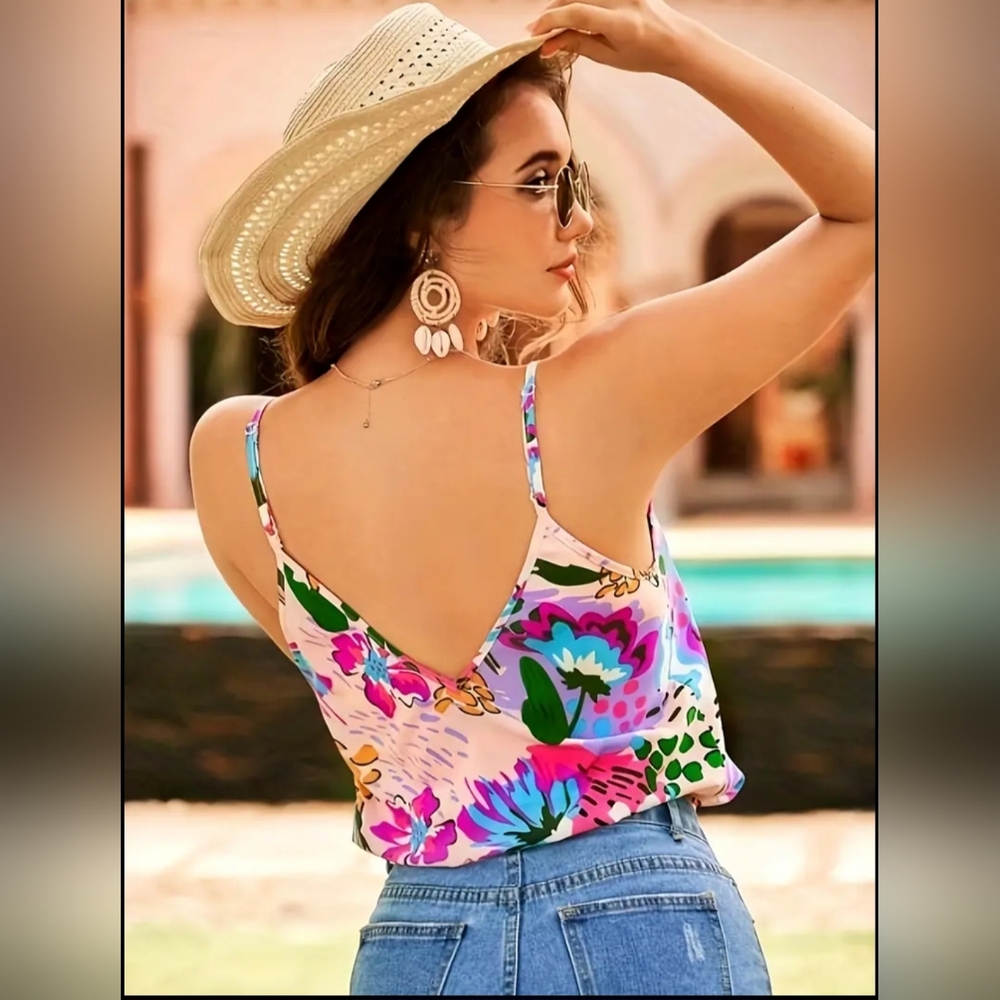 New Colorful Cami Tank Top - Picture 2 of 2